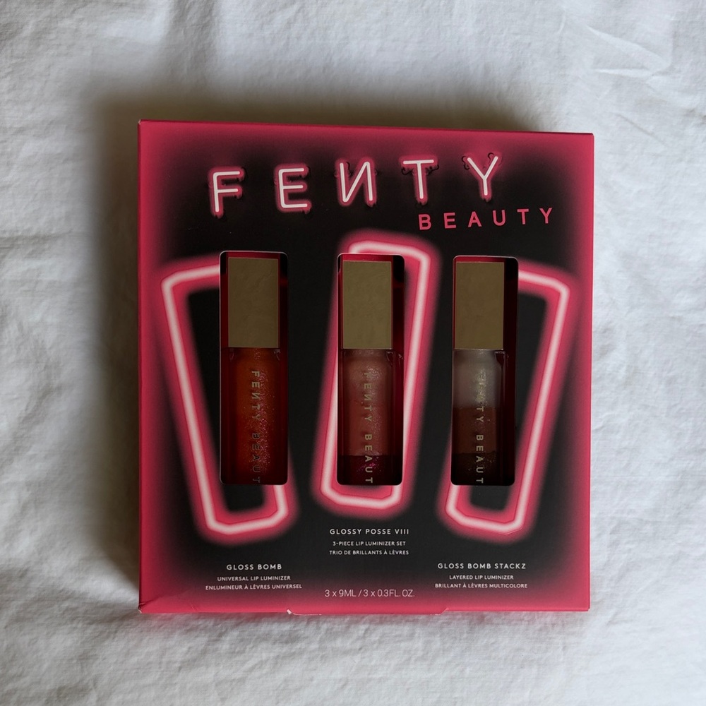 Fenty Beauty Glossy Posse VIII 3- Piece Lip Luminizer Set